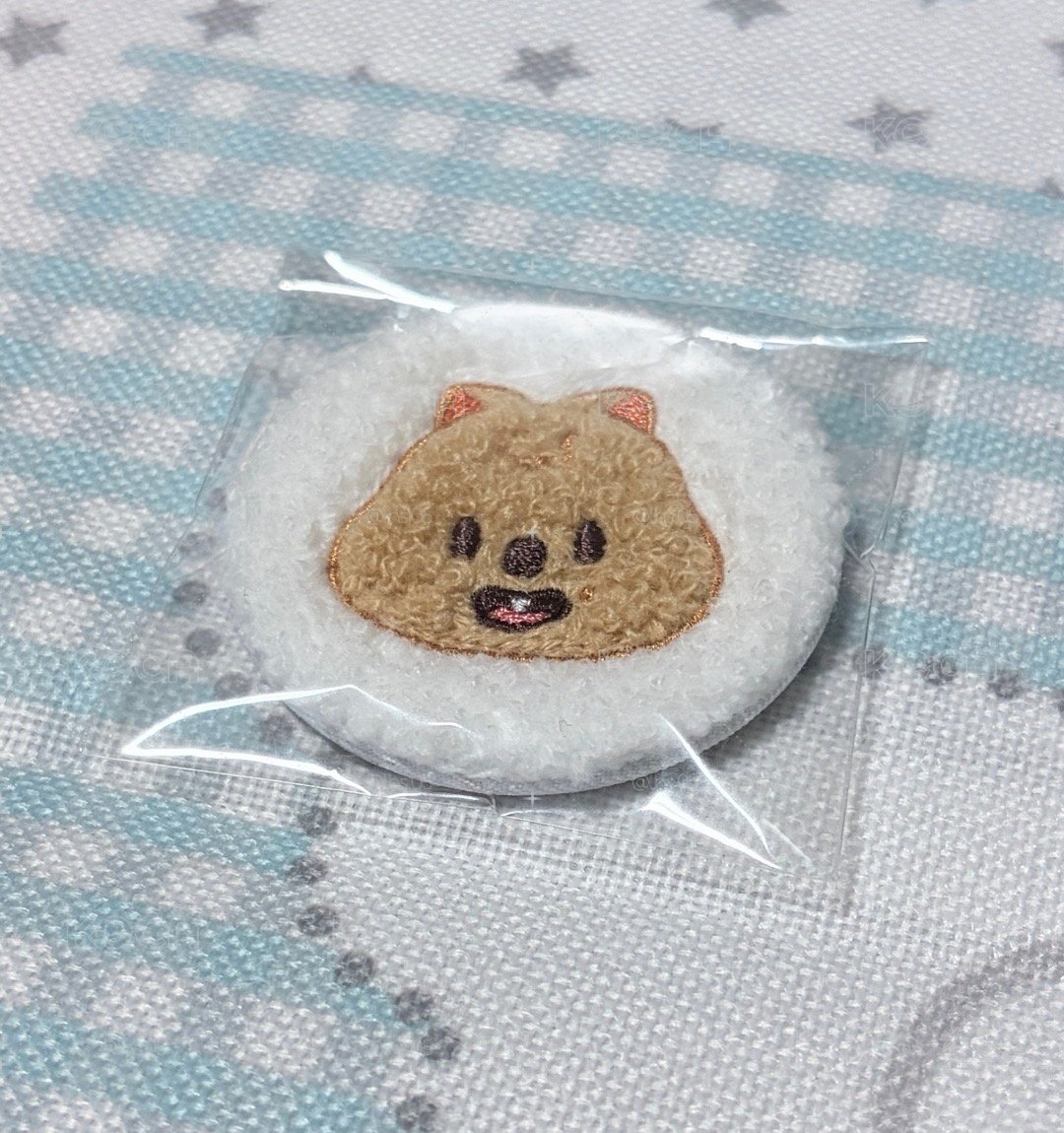 城毛絨絨徽章