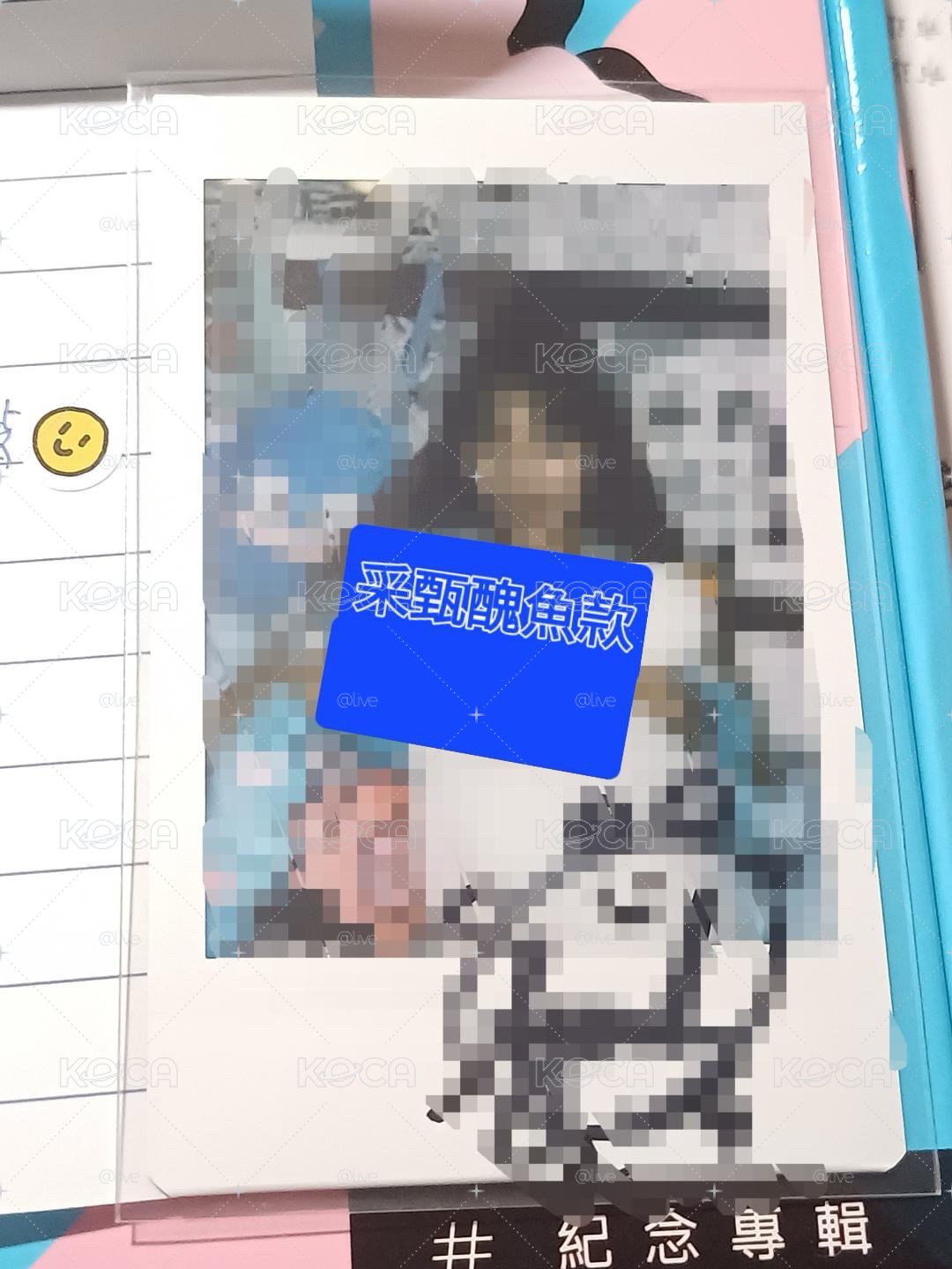 采甄未公開親簽拍立得+手寫信