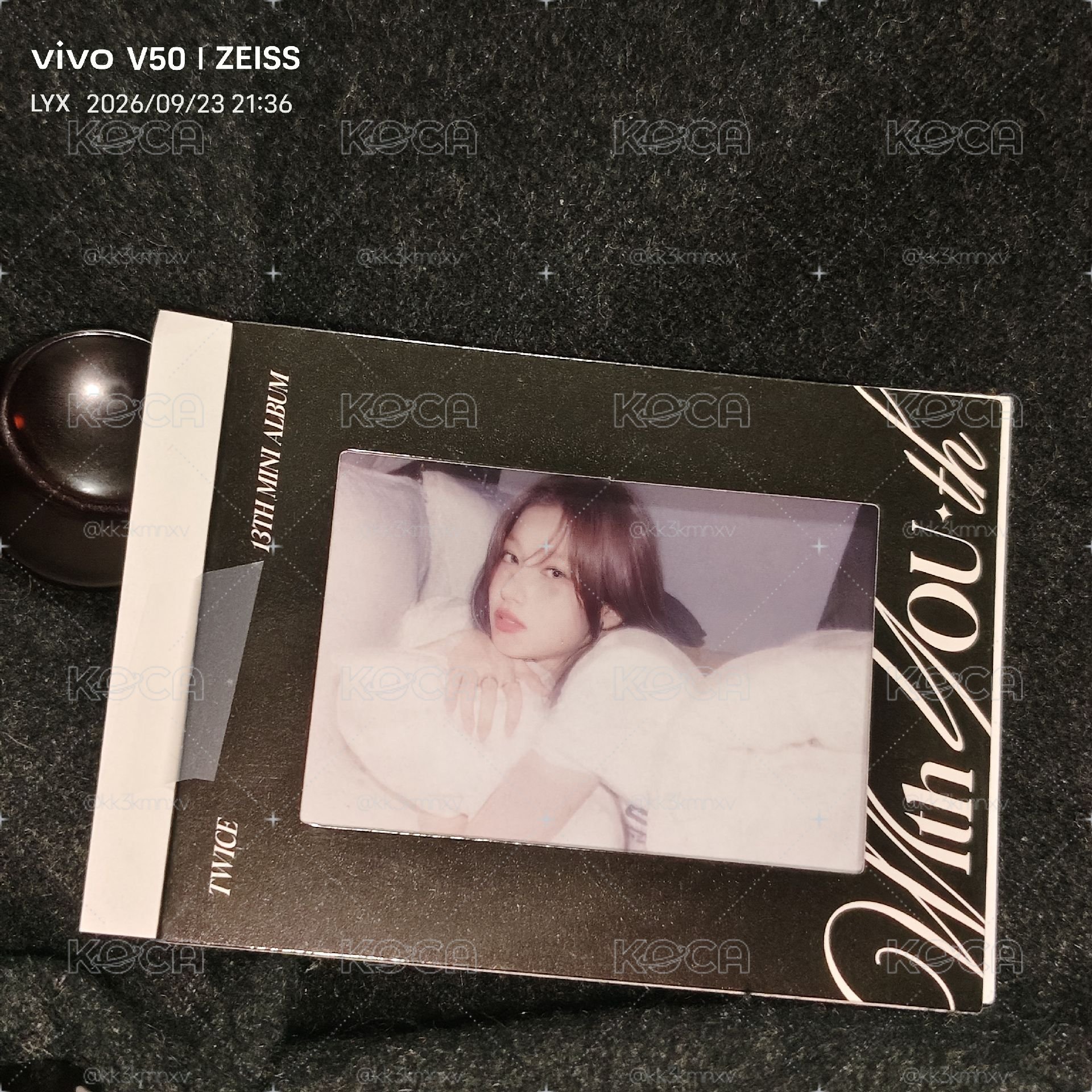 Twice紗夏Sana迷你十三專輯透卡
