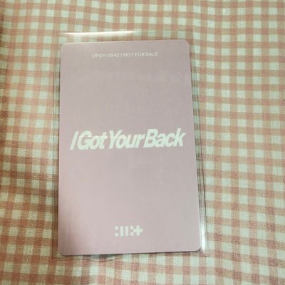 I Got Your Back 初回限定盤 專輯卡 