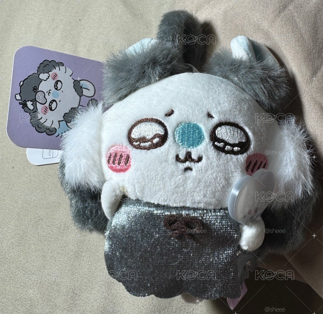 吉伊卡哇、小八、小桃、獅薩、栗子大叔吊飾娃