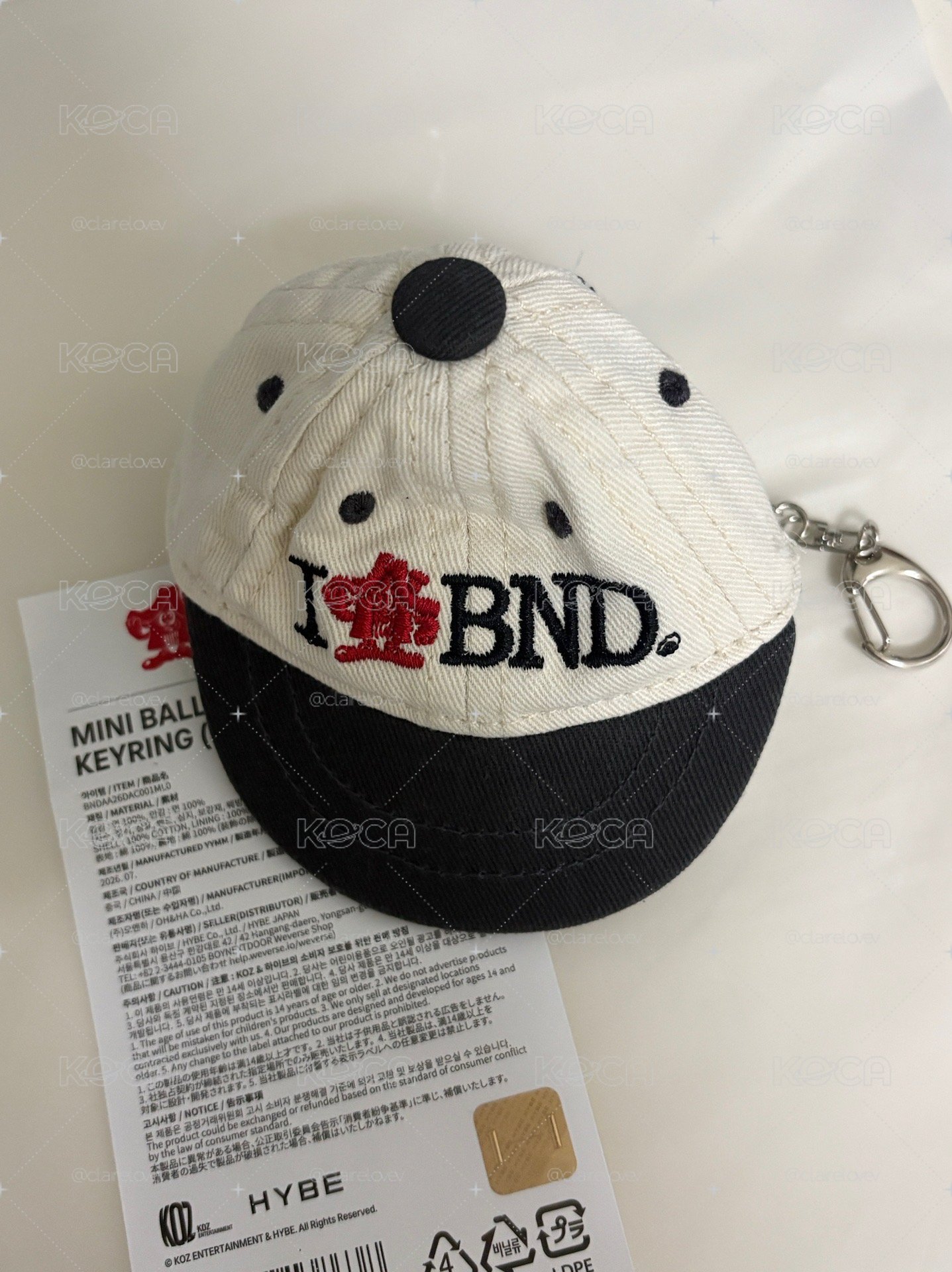 BND帽子吊飾🏠
