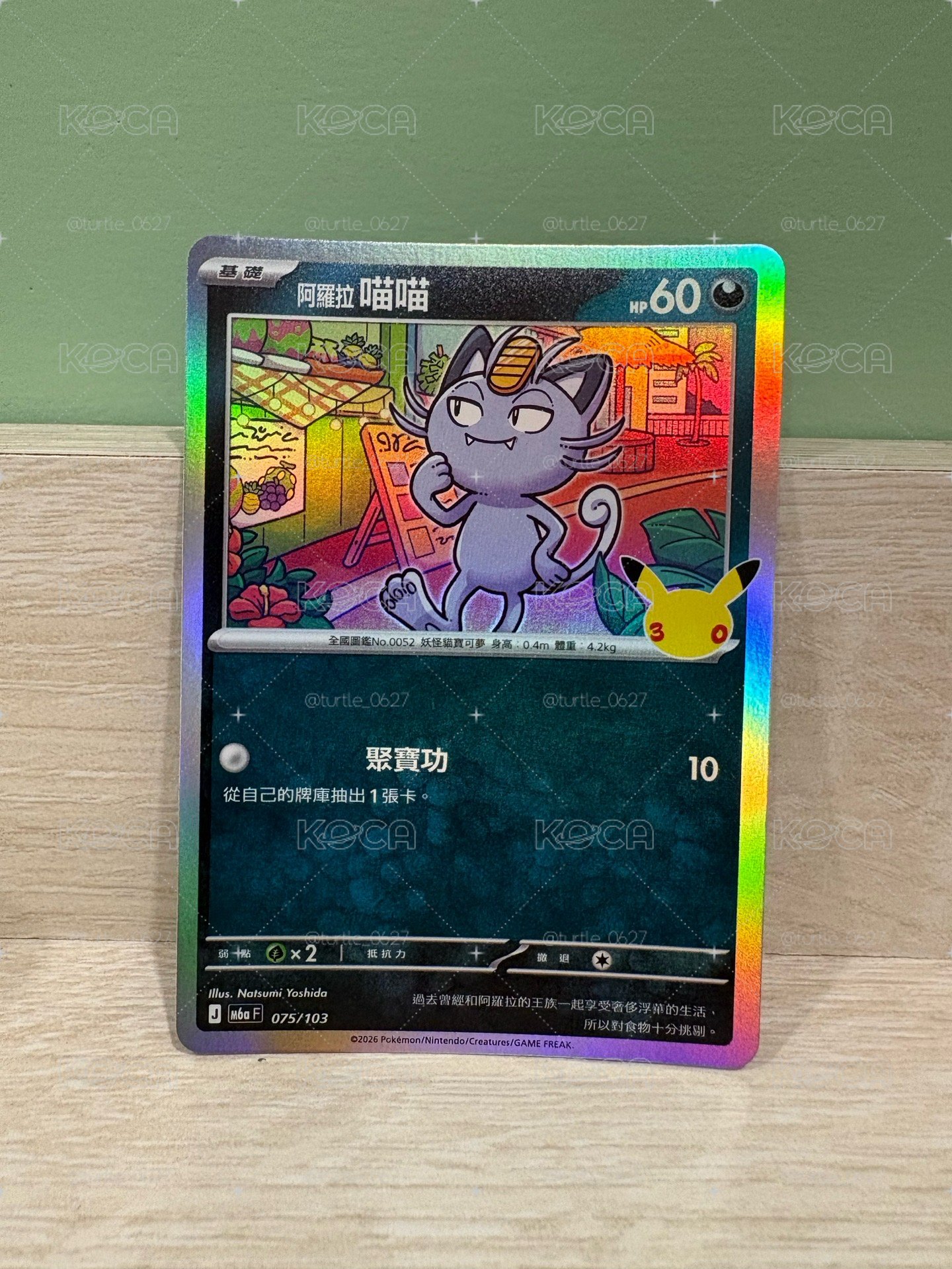 M6aF 阿羅拉 喵喵 075/103
