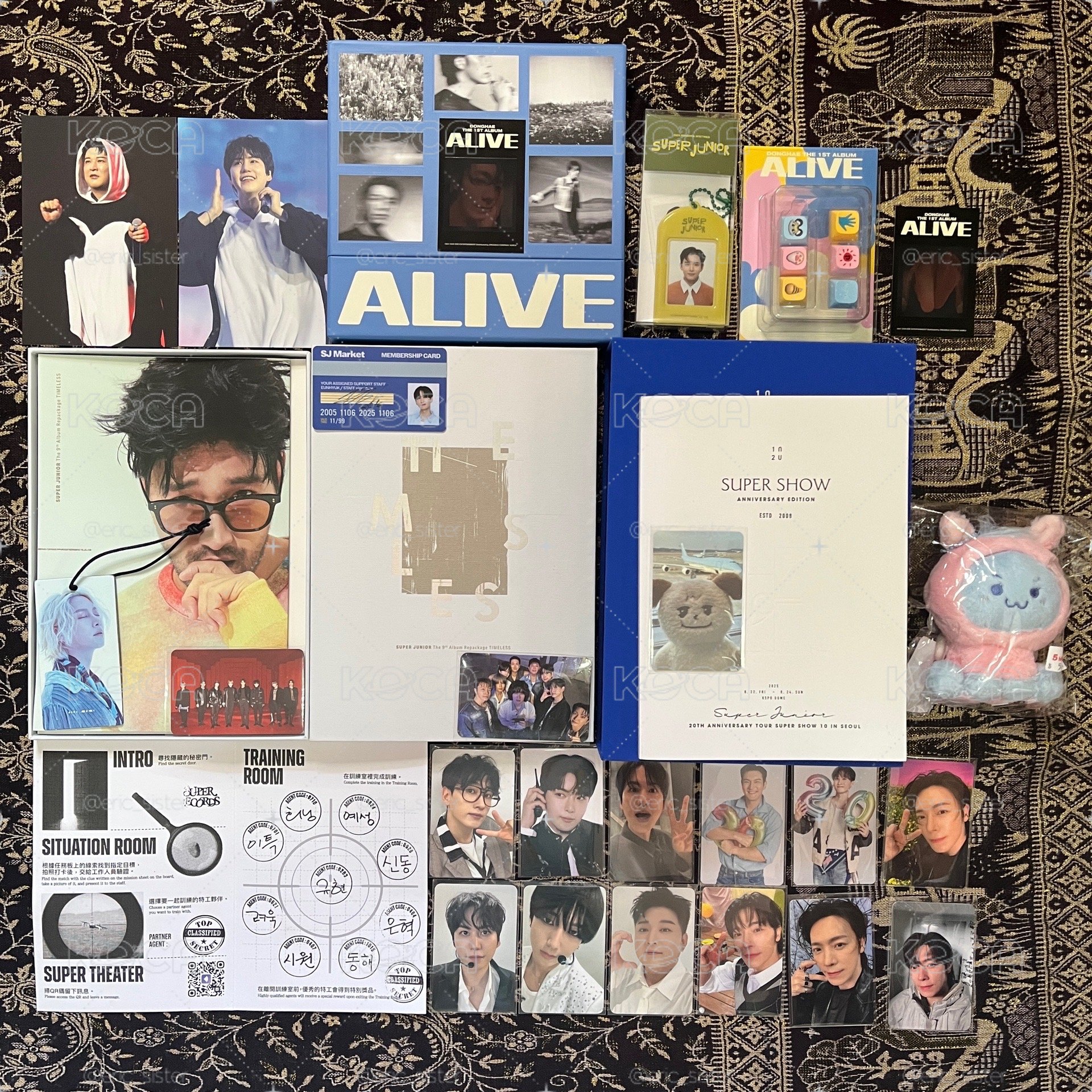 super junior 改版9輯全專+正規12輯yes24通路特典+東海solo二版全專
