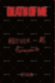 DEATH OF ME yzy A款 特典卡  背面
