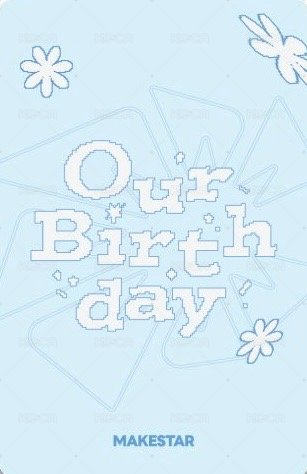 Our Birthday ms 線下4.0 簽售卡 運動服ver. 背面