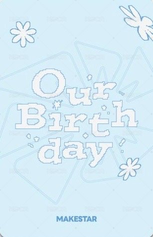 Our Birthday ms 線下4.0 簽售卡 運動服ver. 背面