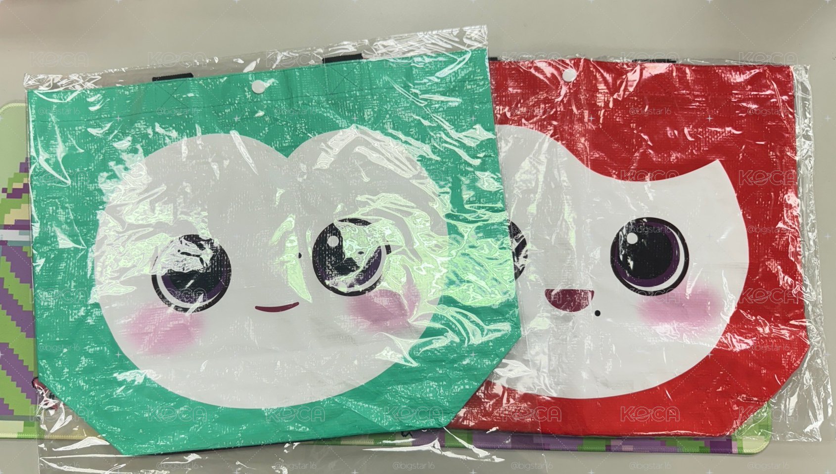 現貨速出！咪彩🐧🍓寶寶臉購物袋