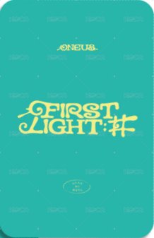 迷你十二輯 dmm 線下3.0 Fansign card  鼻子叮咚 ver. Back