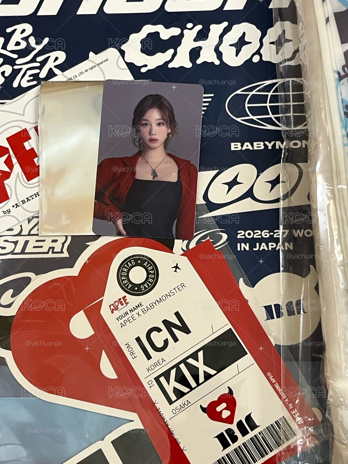 CHOOM 日本巡迴大阪場-YG Family seat-入場禮-含小卡塔