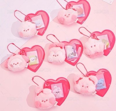 現貨 BT21告白詩證件照鑰匙圈