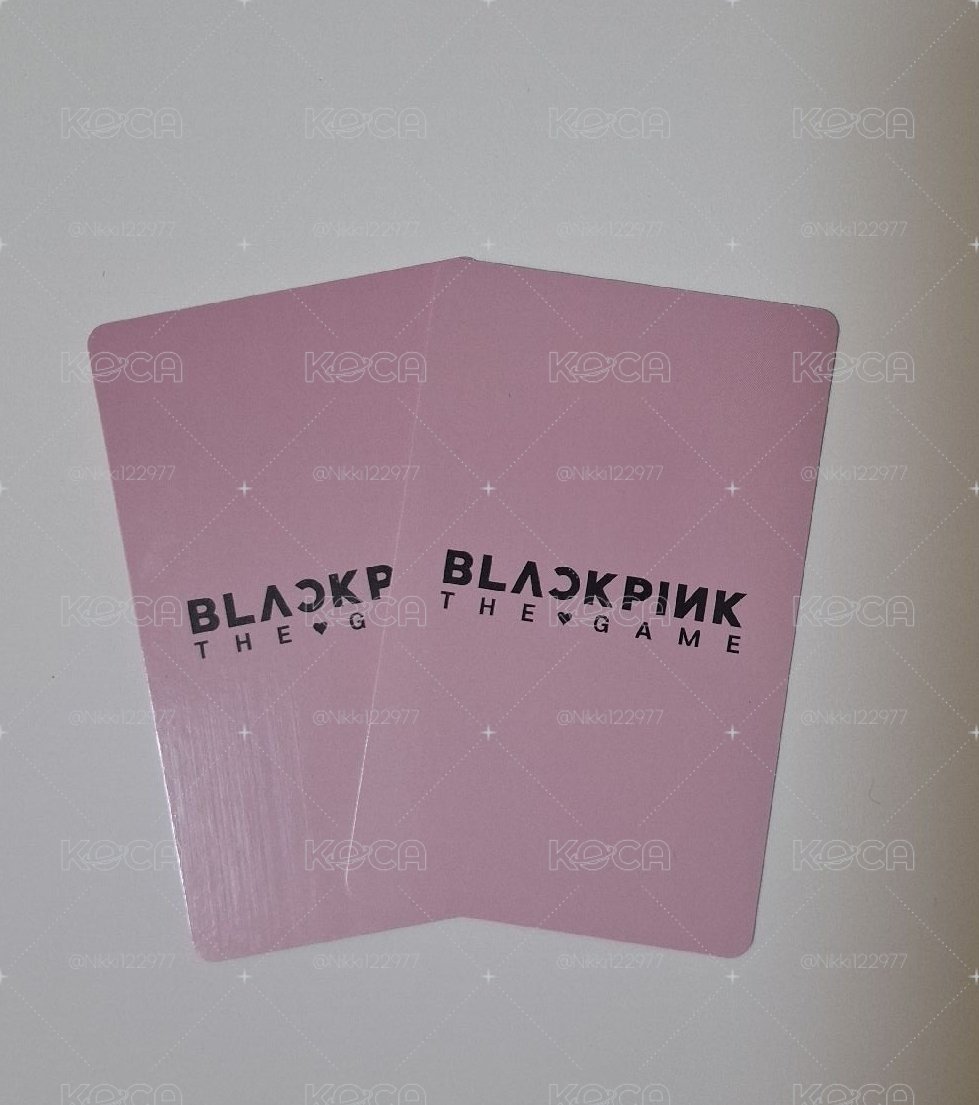 BLACKPINK面膜卡