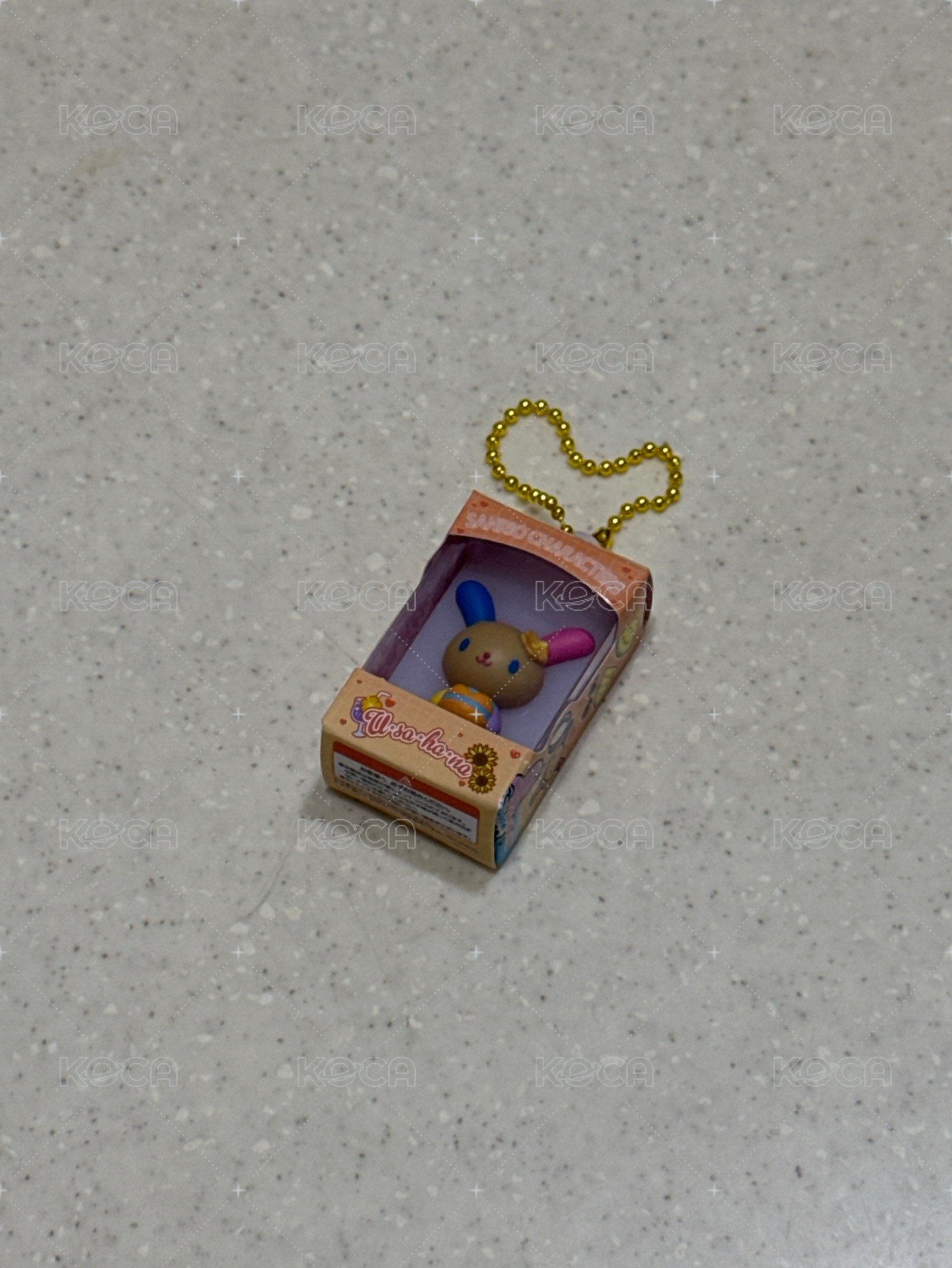 曬黑微縮花小兔