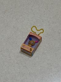 曬黑微縮花小兔