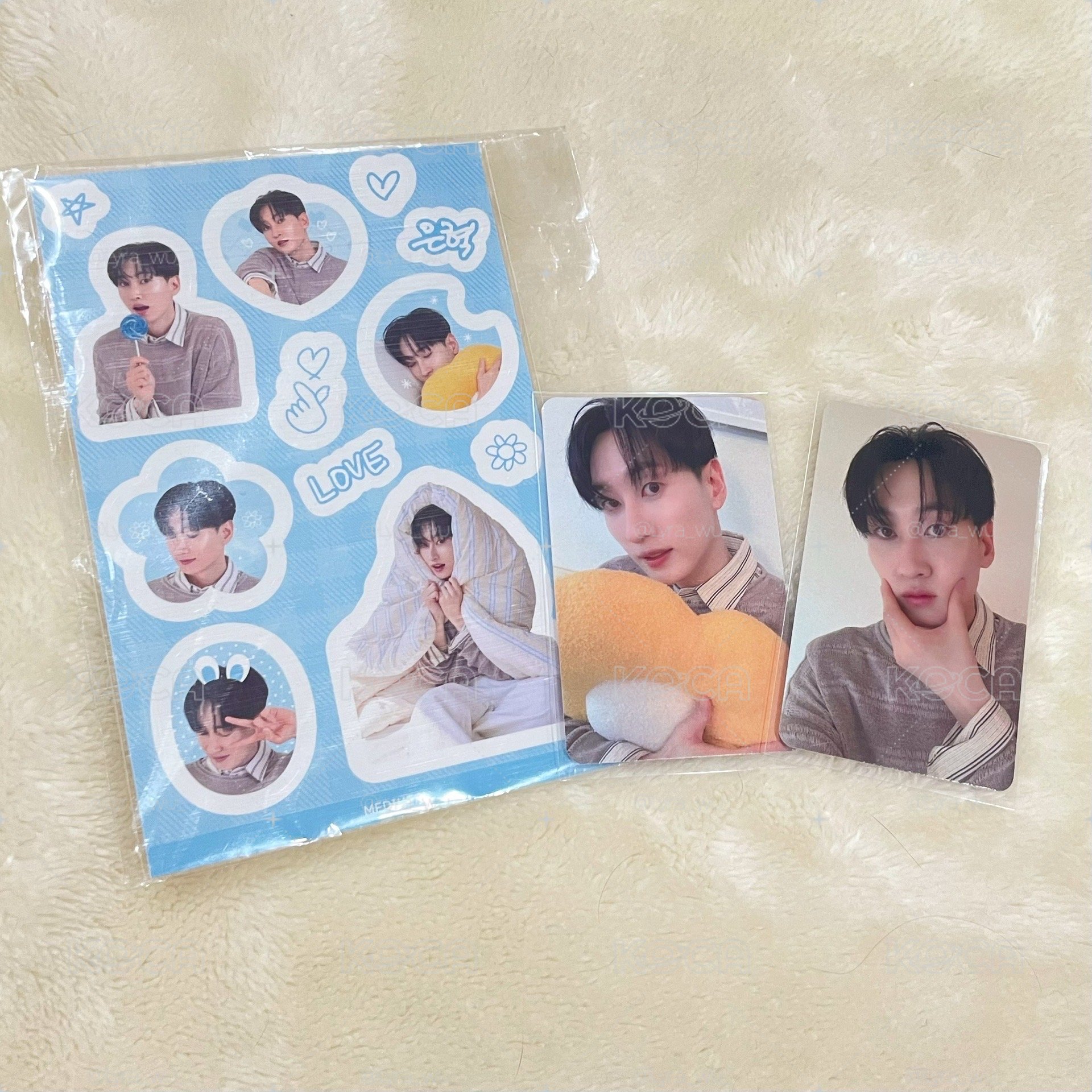 Eunhyuk Mediheal 第一波 滿額禮 小卡 貼紙