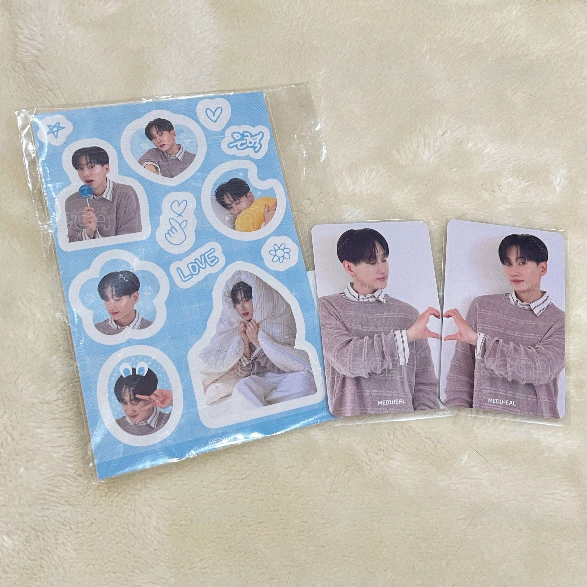 Eunhyuk Mediheal 第一波 滿額禮 小卡+貼紙