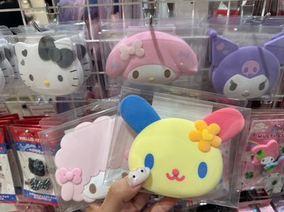 三麗鷗 植絨鏡子+梳子組合 