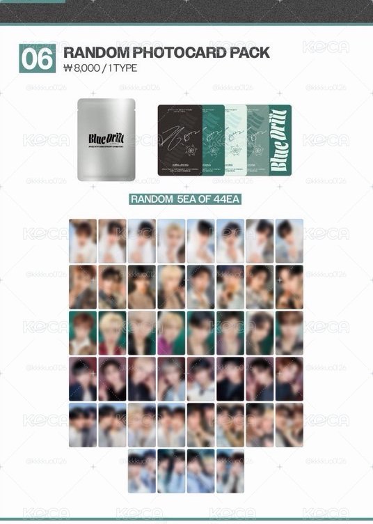 ATEEZ 8週年快閃店卡包