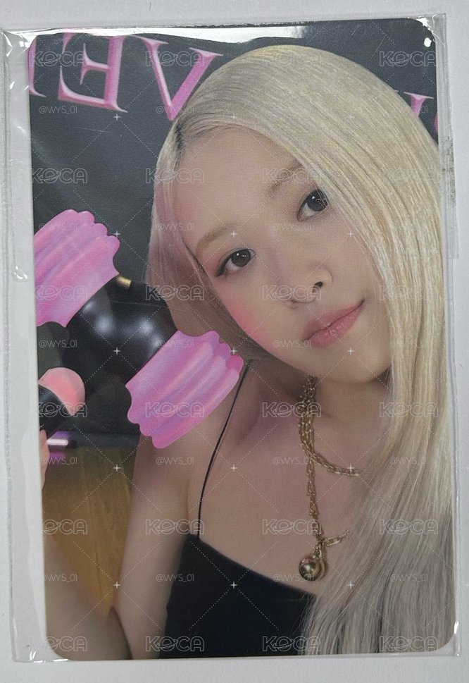 現貨 rosie 特典卡 bp手燈卡
