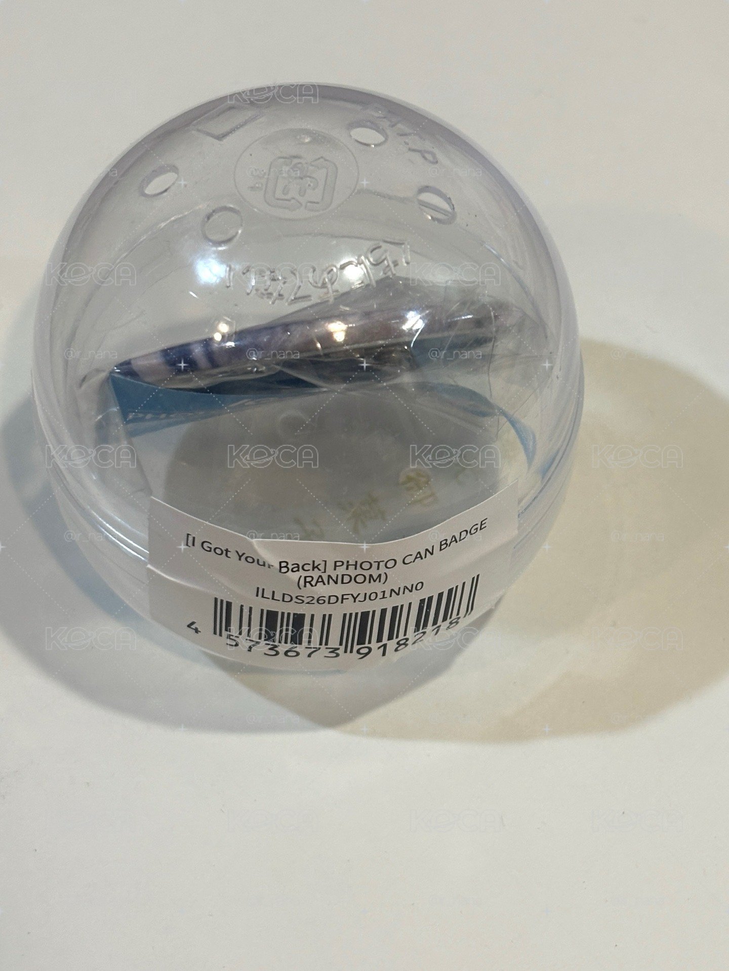 Yunah日專快閃店扭蛋徽章