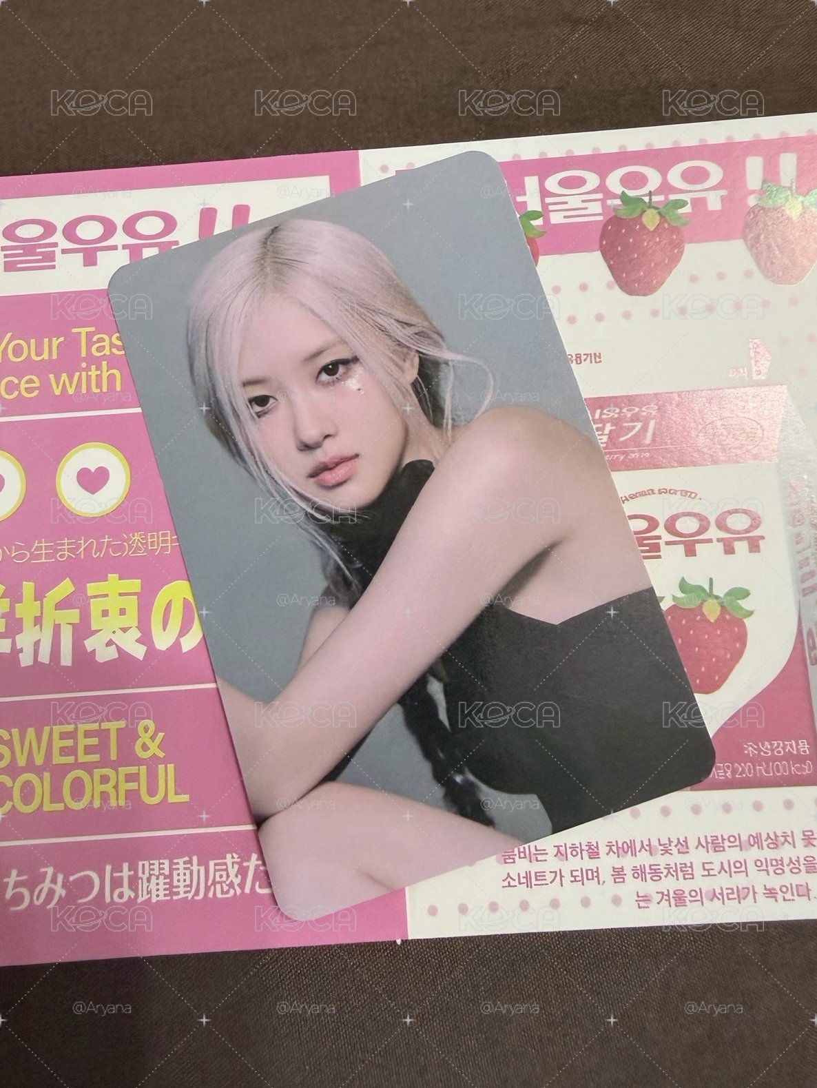 BORN PINK k4 團封 特典卡 淚鑽肉
