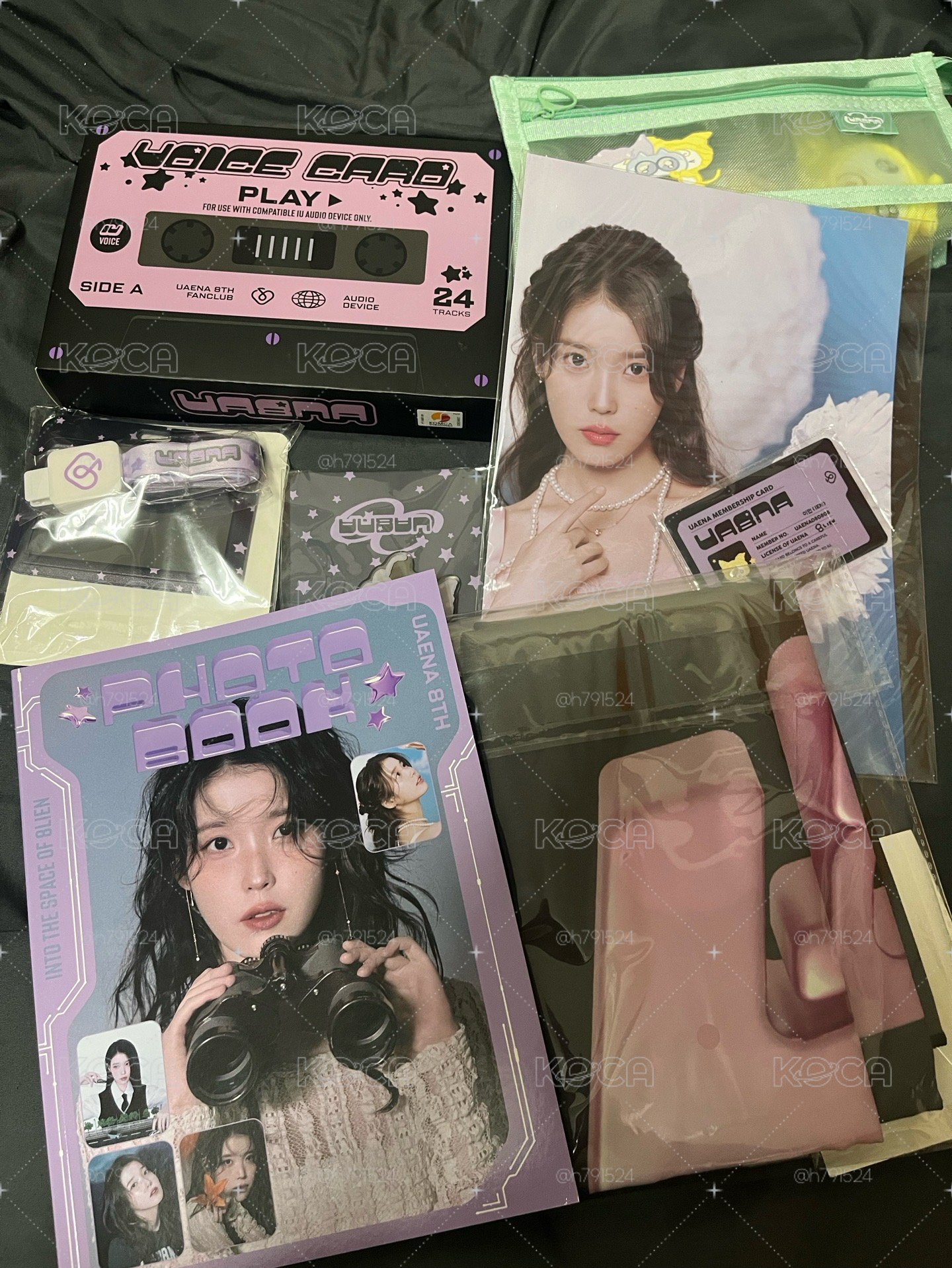 IU 八期會員禮 內容物齊全