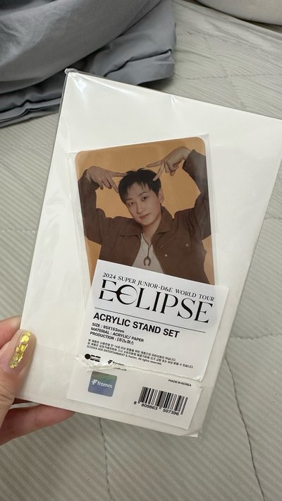 SJ D&E eclipse場週立牌 貓貓銀赫