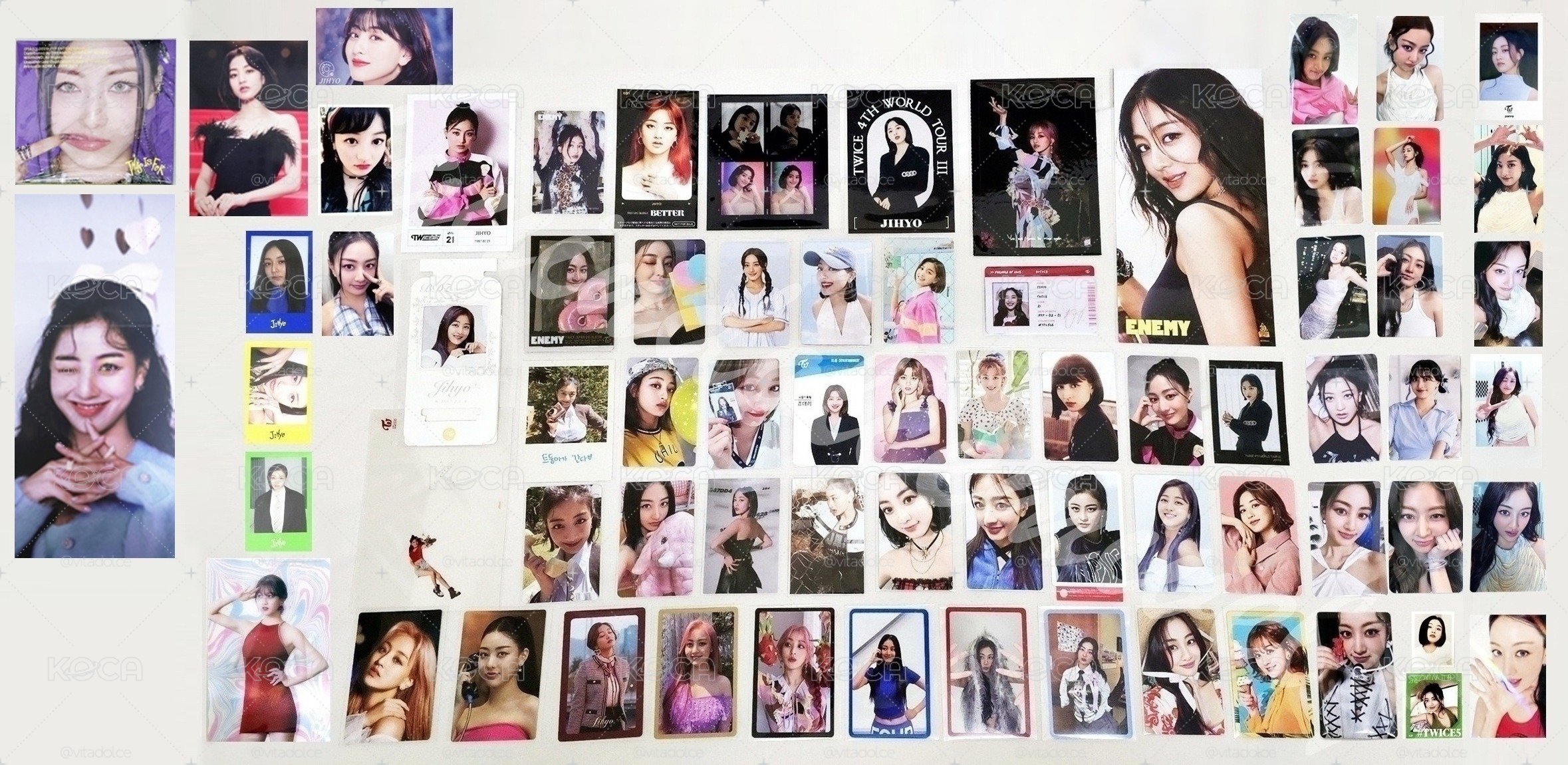 TWICE JIHYO 朴志效小卡周邊區 💛 編號見圖三 💫