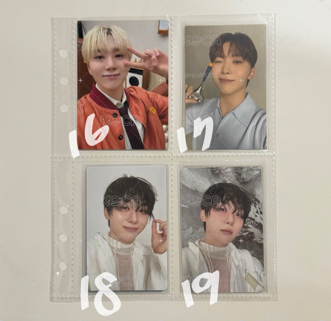 SEVENTEEN 漂亮卡片們 💎💖🩵