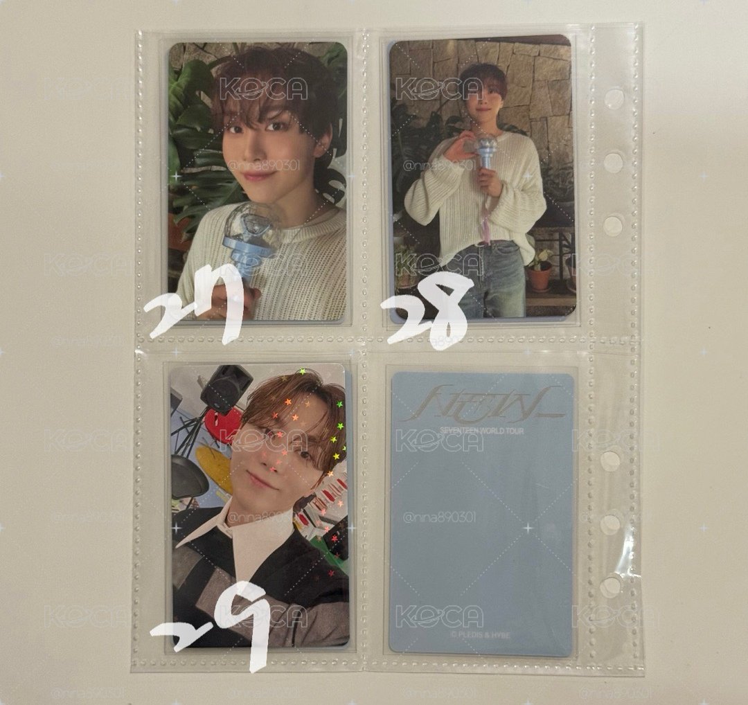 SEVENTEEN 漂亮卡片們 💎💖🩵