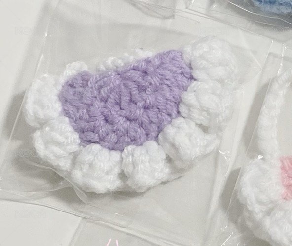 口水巾第二排紫白