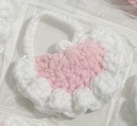 口水巾第二排粉白