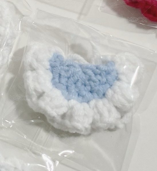 口水巾第二排藍白（小）