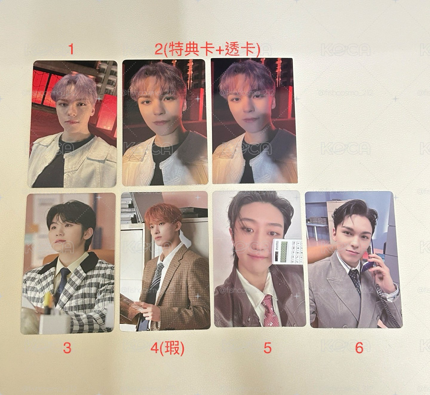 SEVENTEEN MIN10 特典卡 專卡