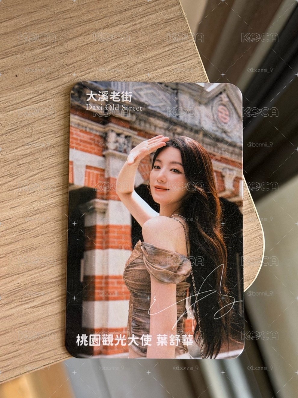 桃園觀光大使 葉舒華小卡