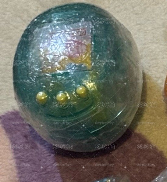 塔麻可吉扭蛋殼造型吊飾 大嘴吉