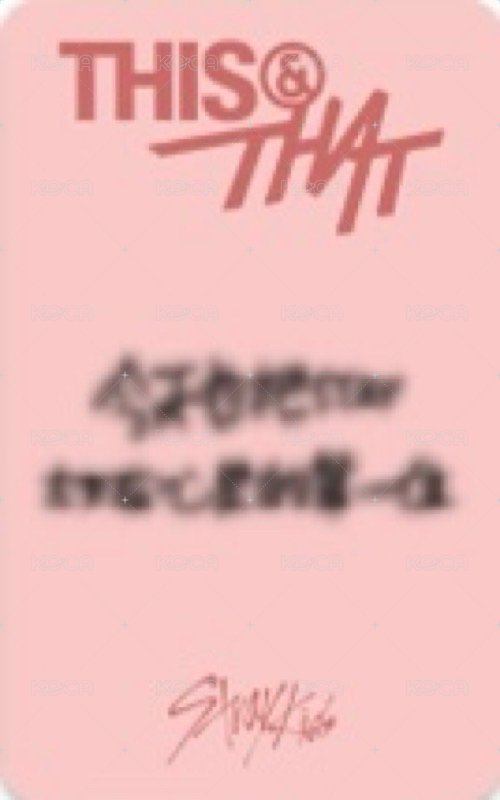 THIS & THAT sr 佛山線下3.0 簽售卡  背面