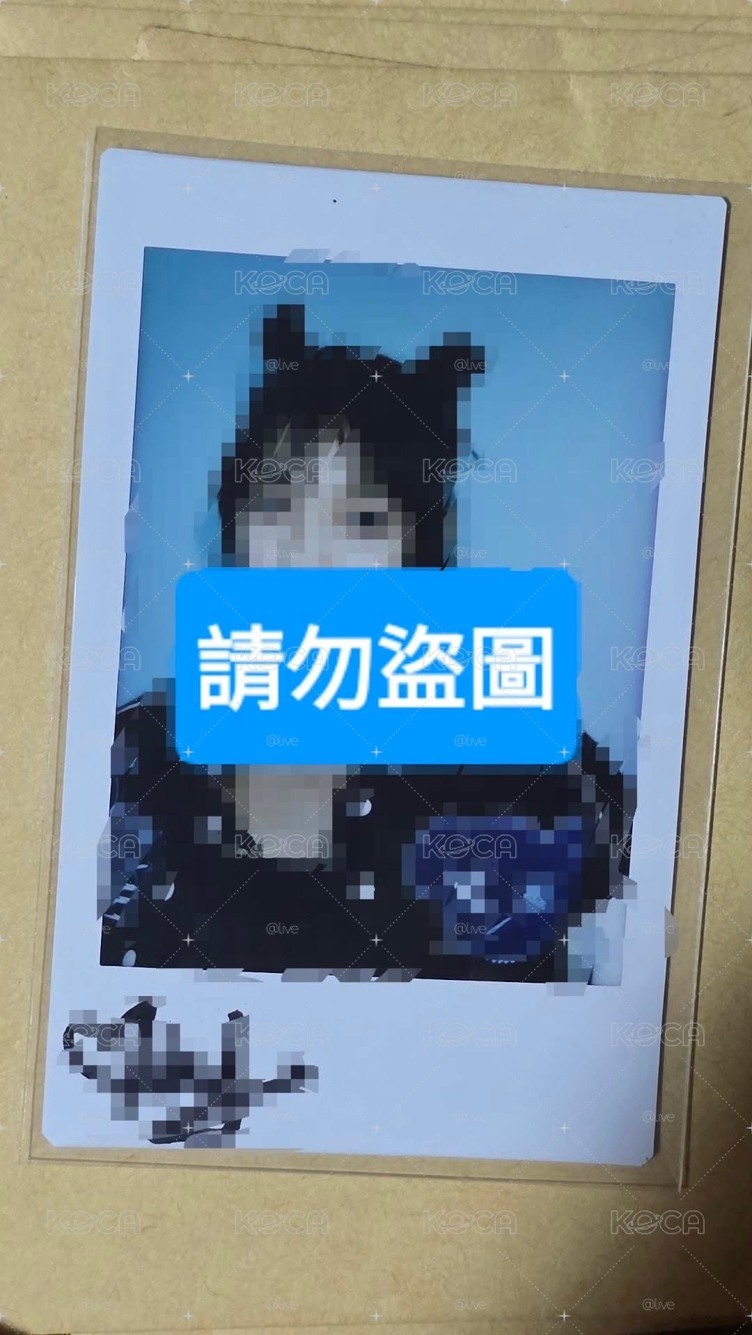 Vicky 未公開親簽拍立得+手寫信