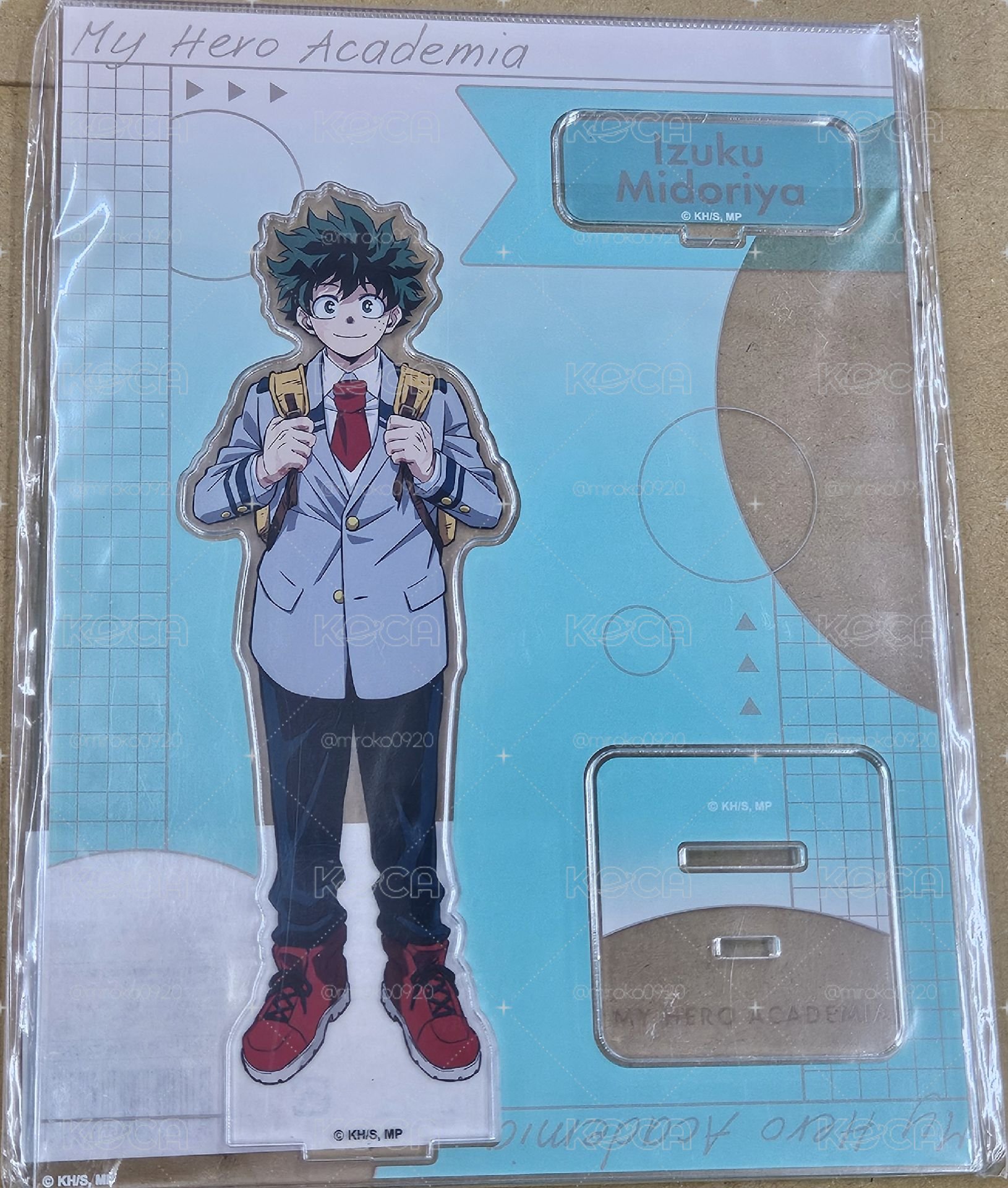 最終季A班校服立牌 綠谷