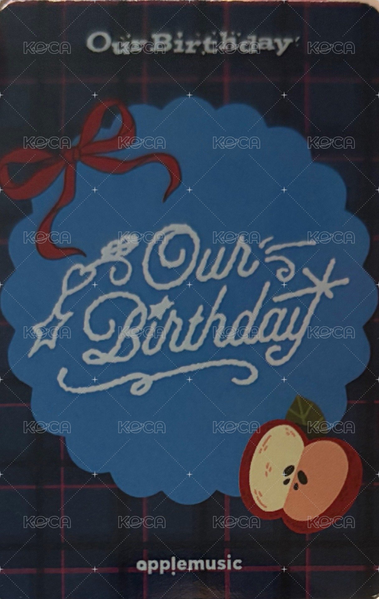 Our Birthday am 線上 Fansign card 白雪公主ver. Back