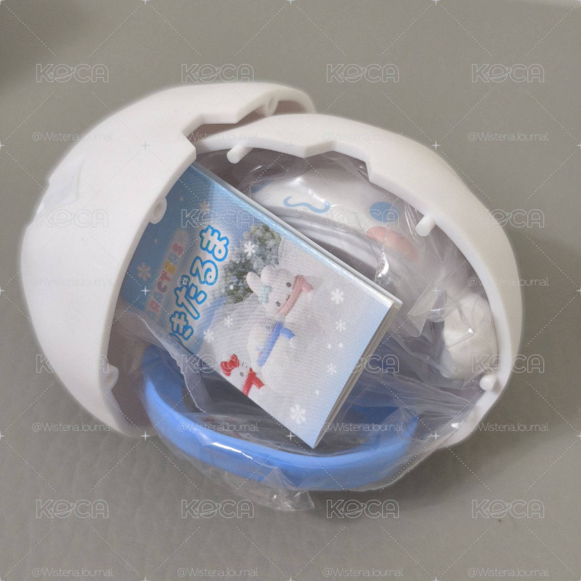 <近全新扭蛋> 日本帶回 三麗鷗 圓滾滾雪人扭蛋公仔 大耳狗 美樂蒂