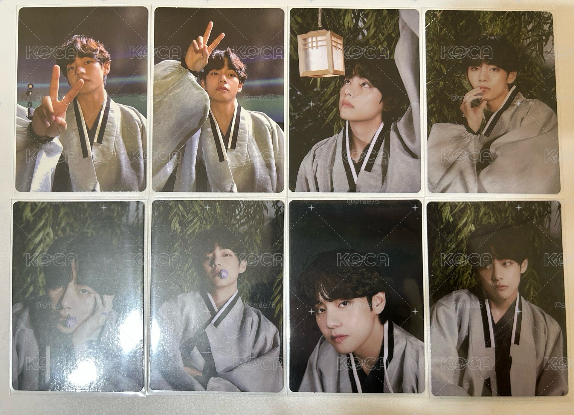 BTS 防彈少年團 金泰亨 V 2022 中秋 dalmajung 隨機卡 四寸卡