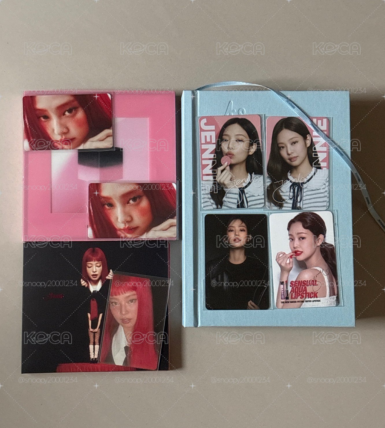 Jennie代言卡/絕版吊飾卡/Q音卡