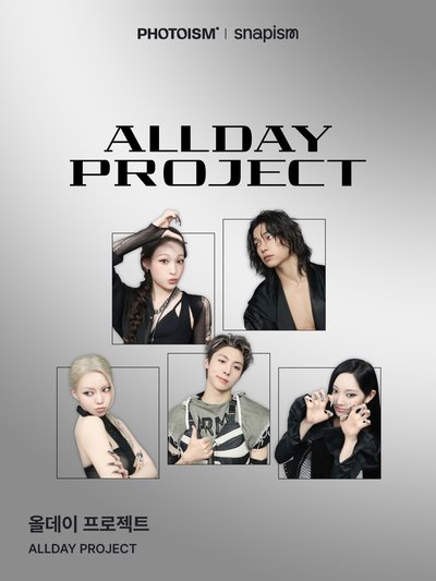 ALLDAY PROJECT X snapism X photoism 人生四格卡 代印