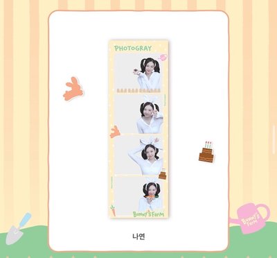 【接到10/8】娜璉 生日會 人生四格卡 / 拍貼 