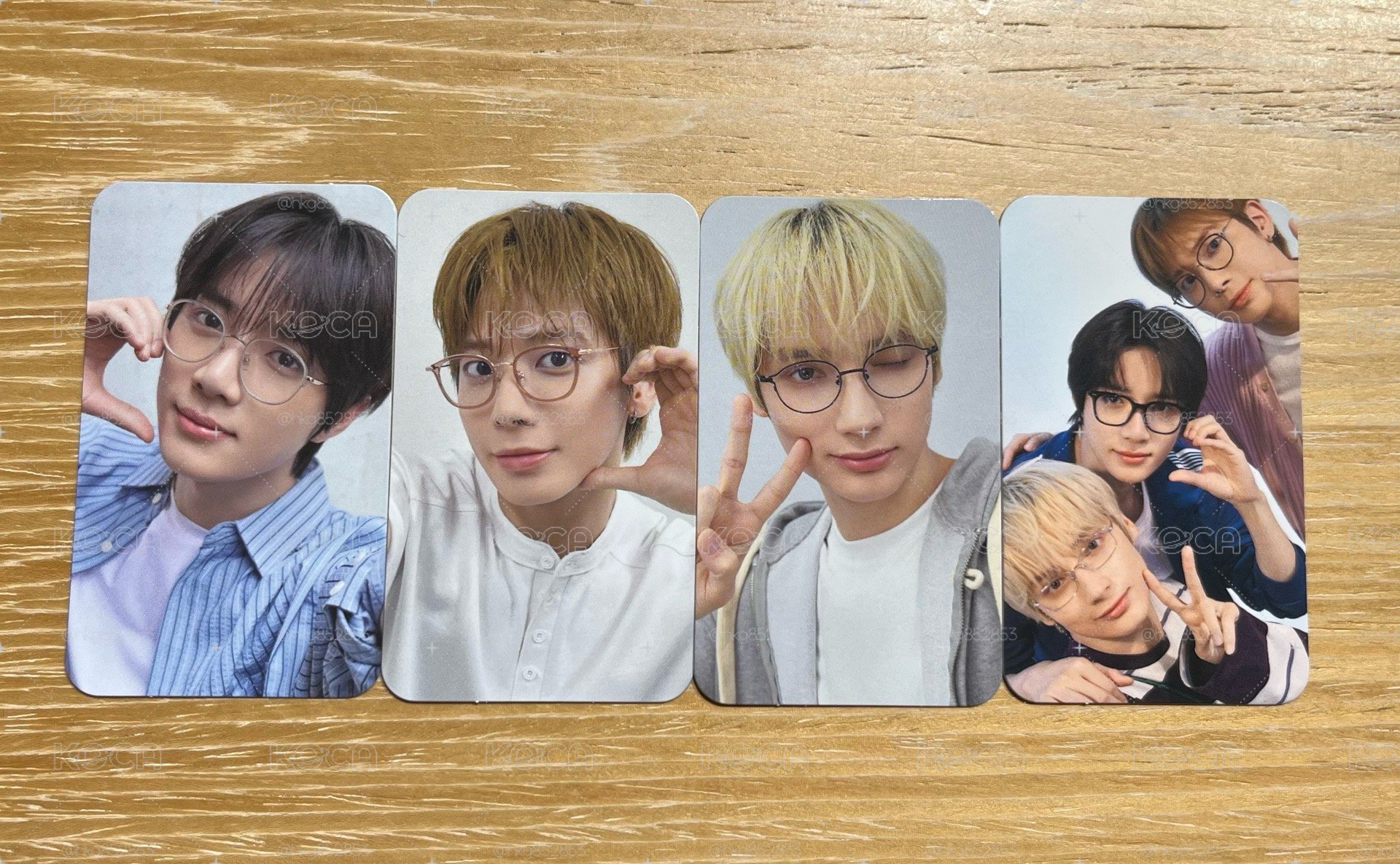 TXT 眼鏡市場代言小卡
