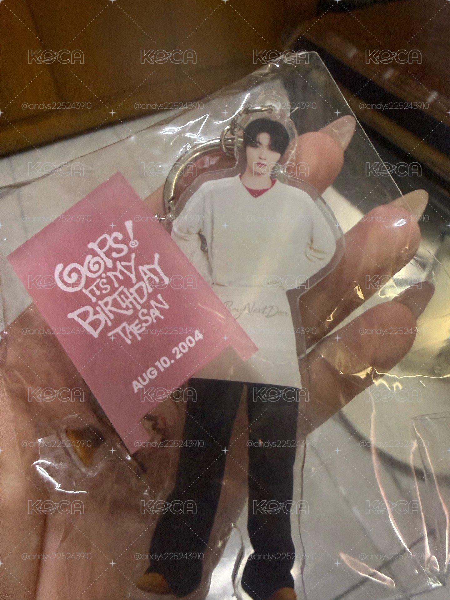 boynextdoor 泰山生日周邊吊飾