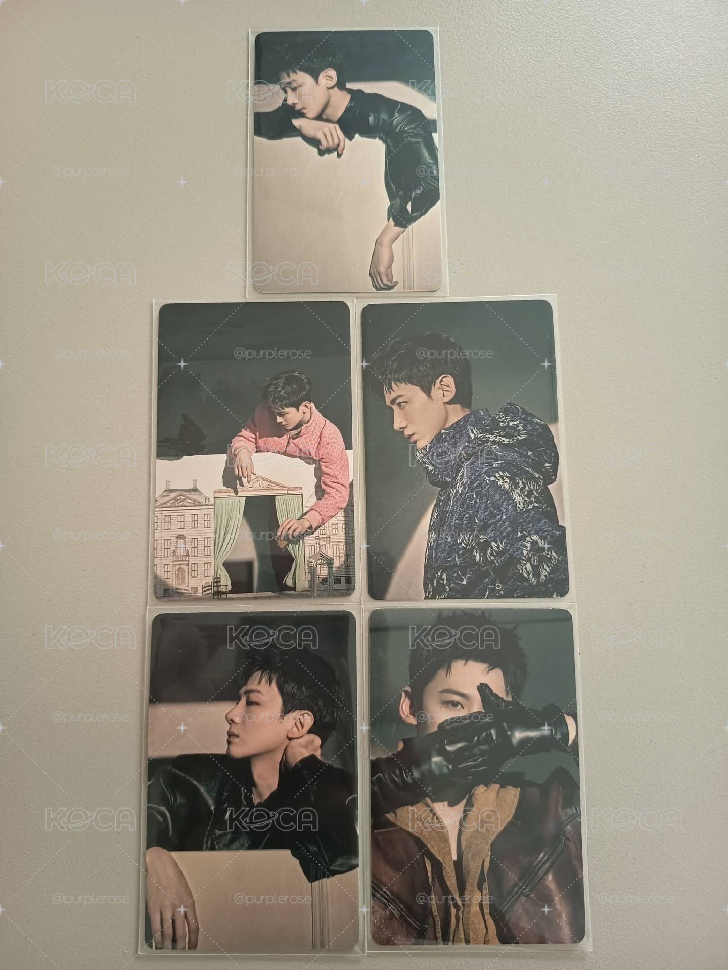 白敬亭時裝雜誌小卡