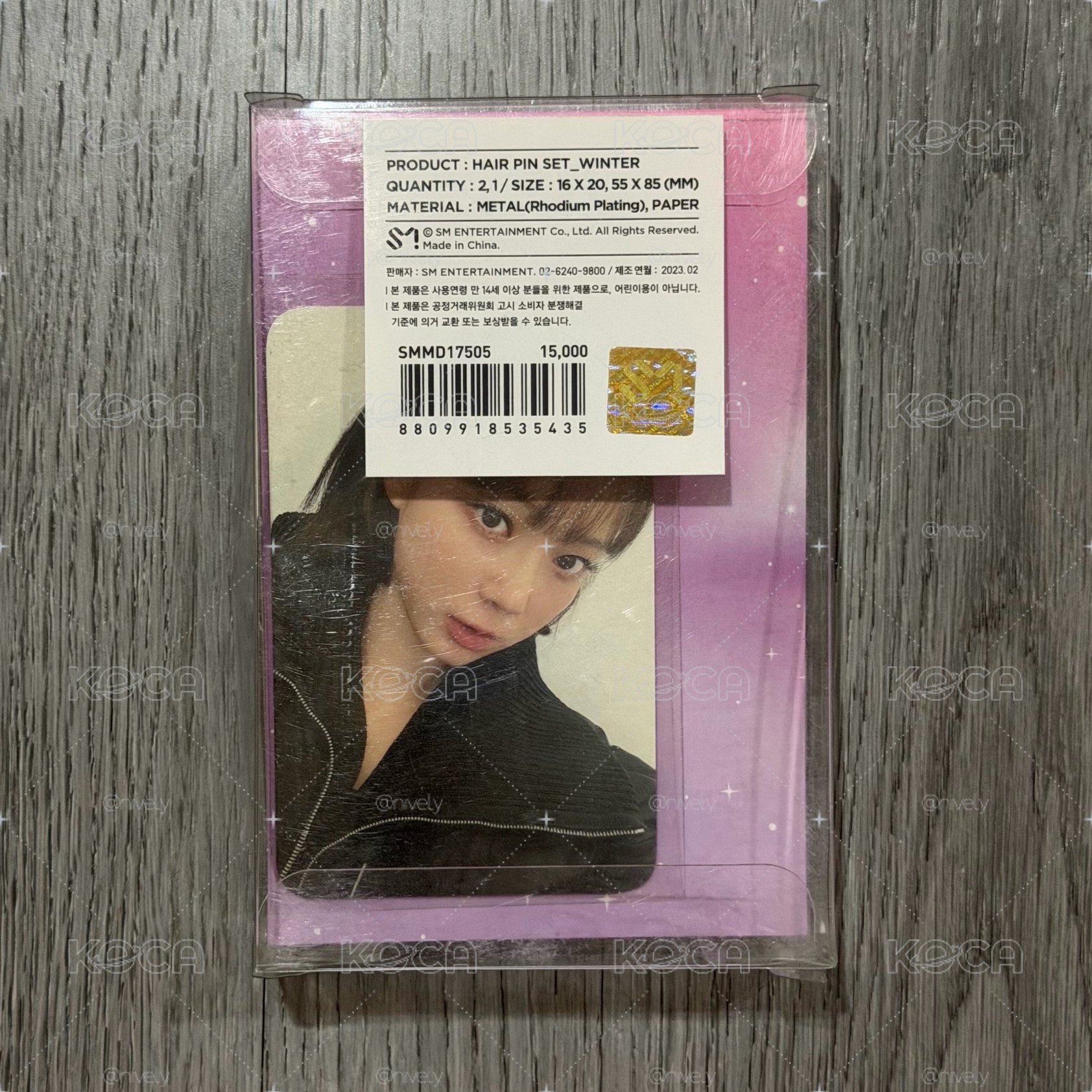 中秋特惠🎑illusion髮夾冬 全新未拆現貨