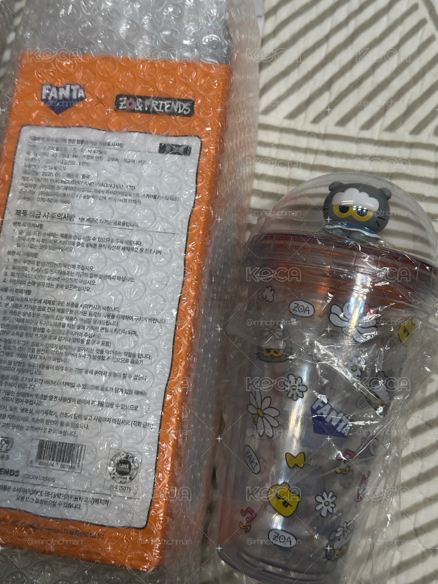 ［現貨］ZOA FANTA 聯名冷水杯 (全新未使用）